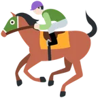 horse racing: light skin tone untuk platform X / Twitter