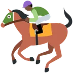 horse racing: dark skin tone untuk platform X / Twitter