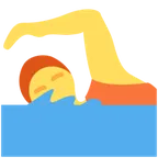 X / Twitter প্ল্যাটফর্মে জন্য person swimming