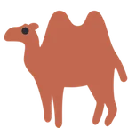 two-hump camel alustalla X / Twitter