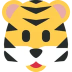 tiger face สำหรับแพลตฟอร์ม X / Twitter