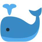 X / Twitter প্ল্যাটফর্মে জন্য spouting whale