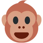 monkey face pour la plateforme X / Twitter