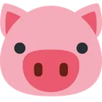 pig face สำหรับแพลตฟอร์ม X / Twitter