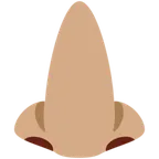 X / Twitter dla platformy nose: medium skin tone