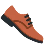 man’s shoe for X / Twitter platform