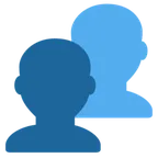 busts in silhouette for X / Twitter platform