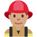 man firefighter: medium skin tone alustalla X / Twitter