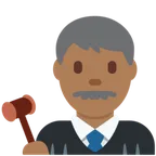 man judge: medium-dark skin tone pentru platforma X / Twitter