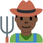 man farmer: dark skin tone لمنصة X / Twitter