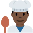man cook: dark skin tone til X / Twitter platform
