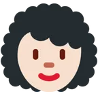 woman: light skin tone, curly hair لمنصة X / Twitter