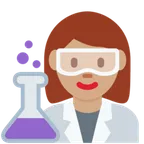 woman scientist: medium skin tone voor X / Twitter platform