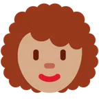 X / Twitter platformu için woman: medium skin tone, curly hair