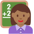 woman teacher: medium-dark skin tone pour la plateforme X / Twitter