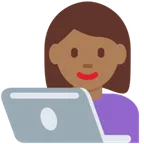 X / Twitter dla platformy woman technologist: medium-dark skin tone