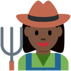 woman farmer: dark skin tone لمنصة X / Twitter