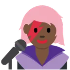 woman singer: dark skin tone til X / Twitter platform