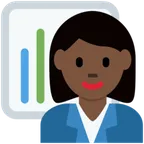 woman office worker: dark skin tone untuk platform X / Twitter