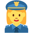 woman police officer för X / Twitter-plattform