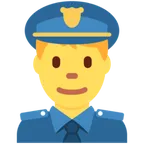 X / Twitter 플랫폼을 위한 man police officer