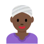 woman wearing turban: dark skin tone لمنصة X / Twitter