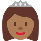 princess: medium-dark skin tone untuk platform X / Twitter