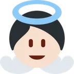 X / Twitter platformon a(z) baby angel: light skin tone képe
