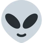 alien alustalla X / Twitter