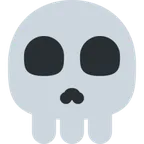 X / Twitter 平台中的 skull