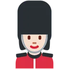woman guard: light skin tone para la plataforma X / Twitter