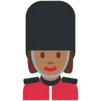 X / Twitter platformon a(z) woman guard: medium-dark skin tone képe