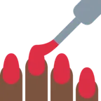 nail polish: dark skin tone pentru platforma X / Twitter