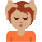 person getting massage: medium skin tone สำหรับแพลตฟอร์ม X / Twitter