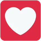 heart decoration for X / Twitter platform