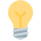 X / Twitter platformu için light bulb