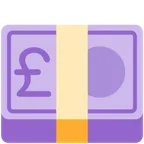 pound banknote for X / Twitter platform