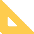 triangular ruler עבור פלטפורמת X / Twitter