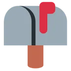 closed mailbox with raised flag för X / Twitter-plattform