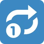 repeat single button for X / Twitter platform
