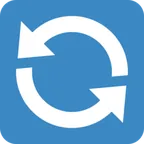 X / Twitter प्लेटफ़ॉर्म के लिए counterclockwise arrows button