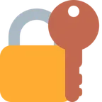 X / Twitter platformu için locked with key
