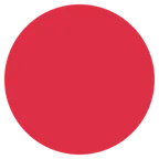 red circle for X / Twitter platform