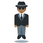 X / Twitter dla platformy person in suit levitating: medium-dark skin tone