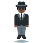 person in suit levitating: dark skin tone pentru platforma X / Twitter