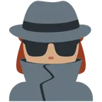 X / Twitter dla platformy woman detective: medium skin tone