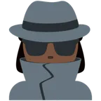 woman detective: dark skin tone per la piattaforma X / Twitter