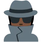 X / Twitter dla platformy detective: dark skin tone