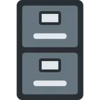 X / Twitter प्लेटफ़ॉर्म के लिए file cabinet
