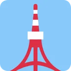 Tokyo tower för X / Twitter-plattform